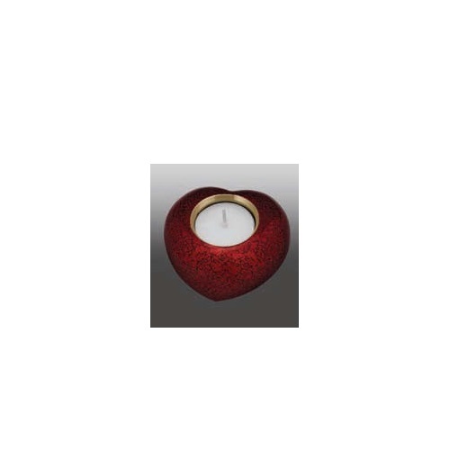 Painting Blue Marble Heart Urn