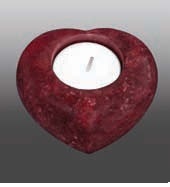 White Onyx Heart Keepsake Urn