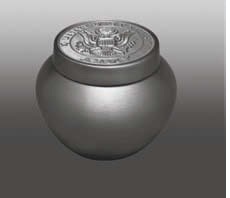 Gold Tempus With Eagle Brass Cremation Urn