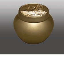 Gold Tempus With Masonic Urn