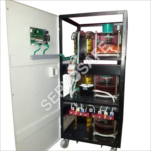 Servo Voltage Stabilizer - Copper & Stainless Steel, 50-70kg | Three Phase, LCD Display, Durable & Anti-Corrosive Design