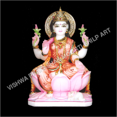 मार्बल देवी लक्ष्मी की मूर्ति