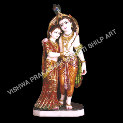 मार्बल राधा कृष्ण की मूर्तियाँ