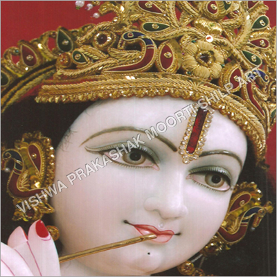 Decorative Marble Krishna Statue