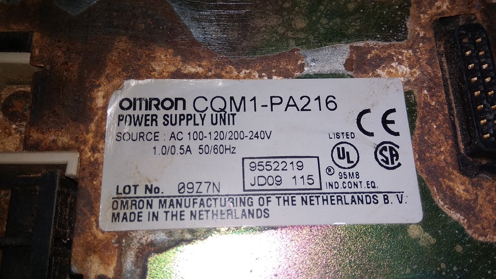 Omron Power Supply Cqm1-pa216
