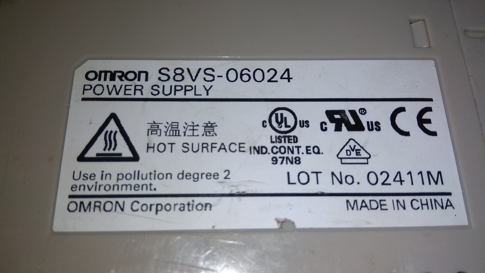 Omron Power Supply S8vs-06024