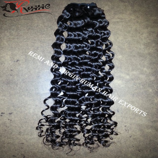 Natural 100% Virgin Indian Remy Wave Curly Human Hair Extension