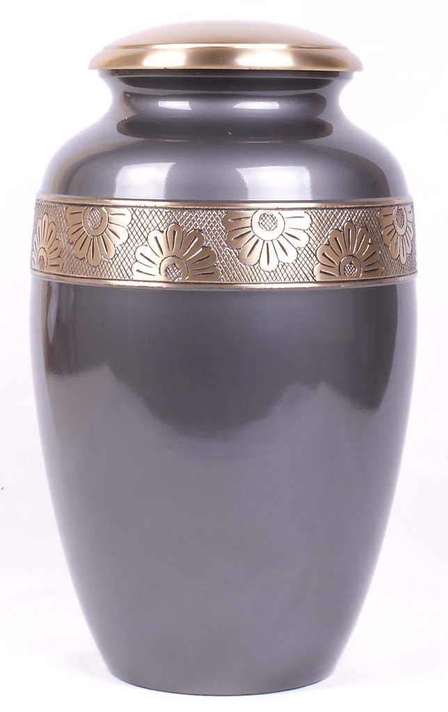 Gold Grey Cremation Urn New