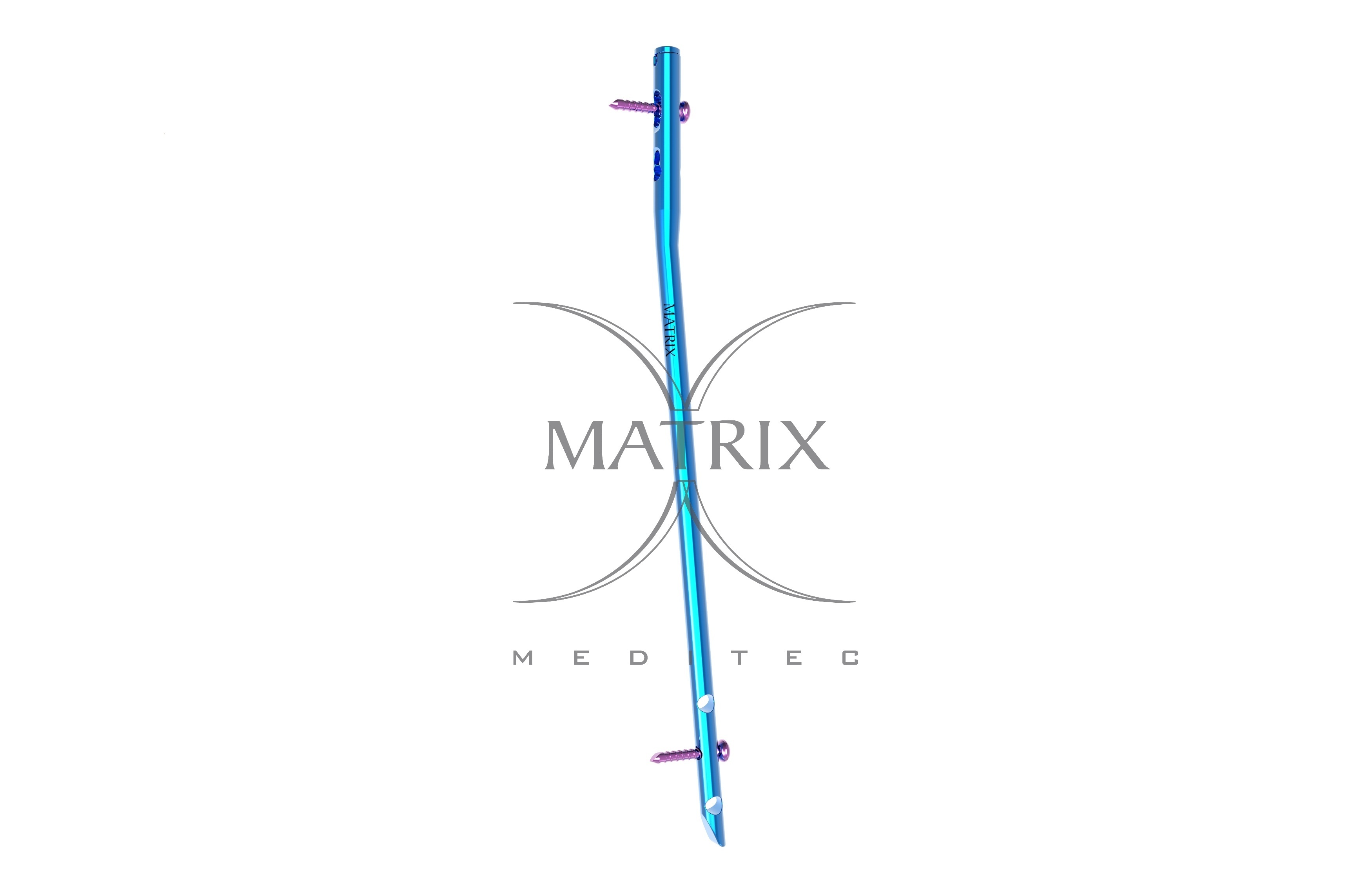 Blue Solid Humeral Nail