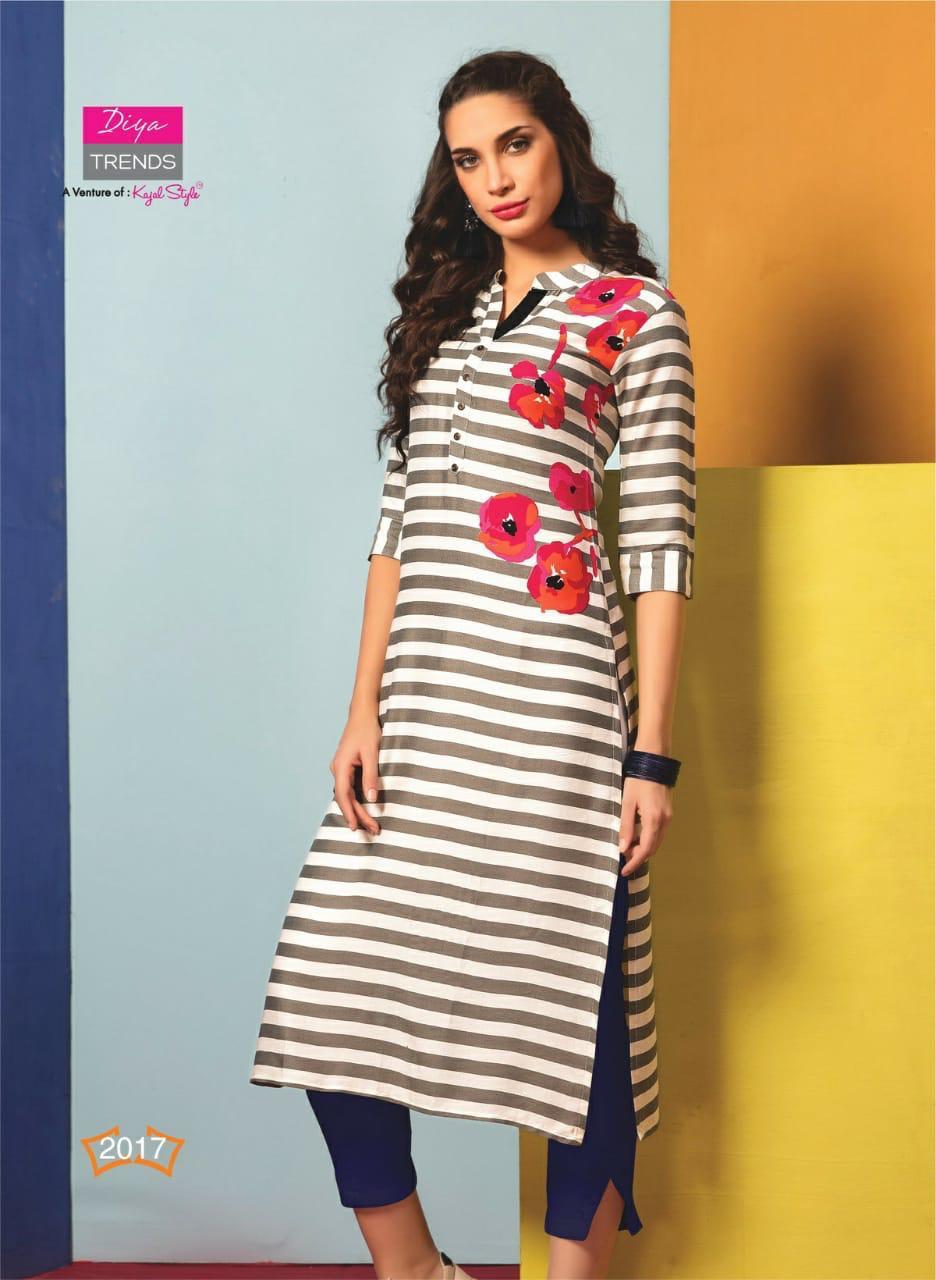 Winter Designer Rayon Print Kurtis