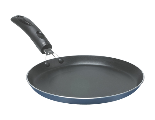 INDUCTION FLAT TAVA - Copper Metal, 1-4mm Thickness, 500-1500g Weight | Lightweight Design with Durable PVC Handle
