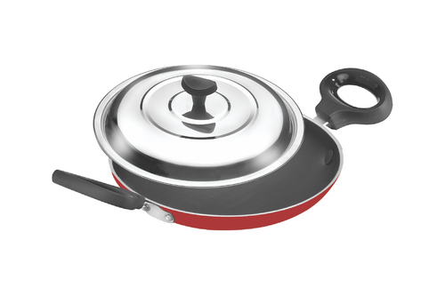 PEARL NON STICK APPACHATI - Stainless Steel | Lightweight Construction, PVC Handle, 1-3mm Thickness for Versatile Cooking Performance