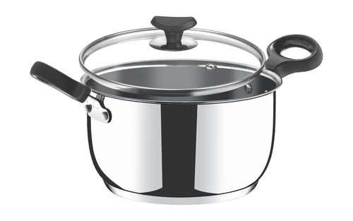 Sandwich Bottom Casserole - Stainless Steel, 1-3 Millimeter Thickness | Strong Metal Construction