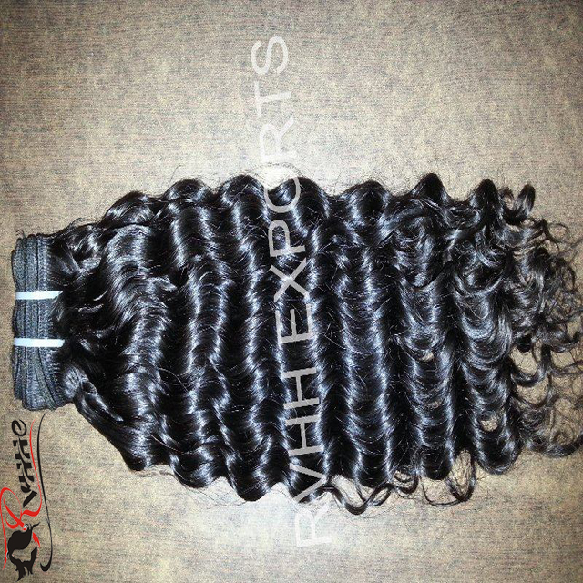 Natural Raw Curly Unprocessed Virgin Cuticle Aligned Indian Hair Extensions