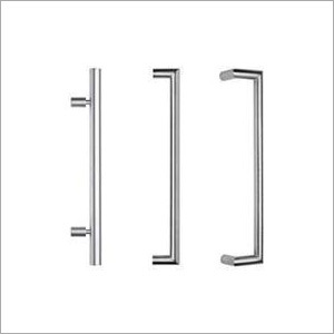 Silver Glass Door Pull Handle