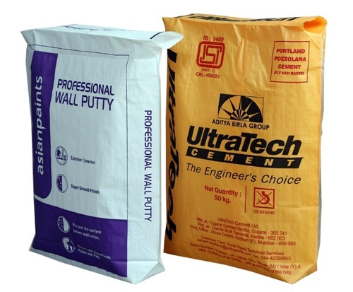 Flexo Printed PP Woven Block Bottom Bags
