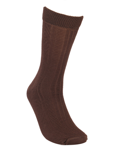 President Engrave Design Elegant Calf Cotton Socks