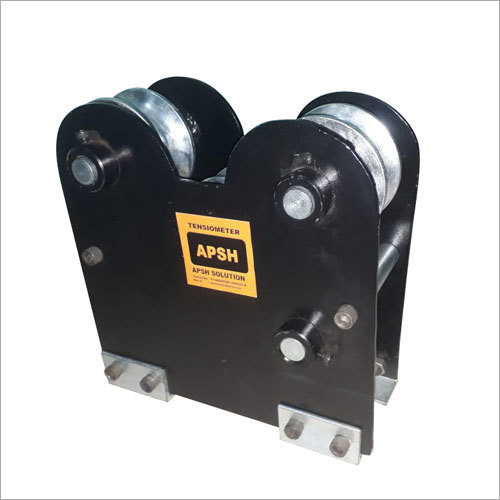 Rope Tension Meter - MS Material | Fully Automatic Sensor with Safe Load Indicator, Audio Visual Alarms, LCD Display, and Automatic Calibration