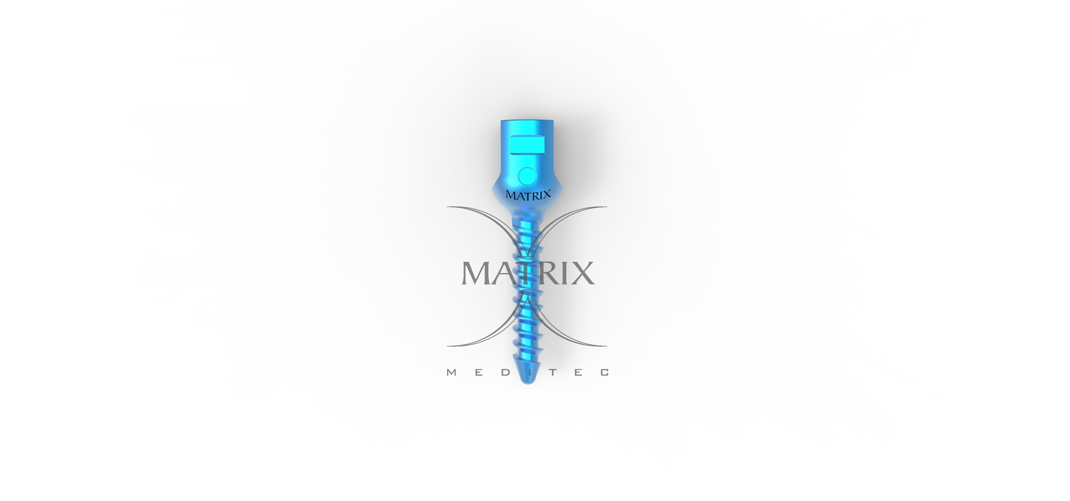 Sky Blue Monoaxial Screw