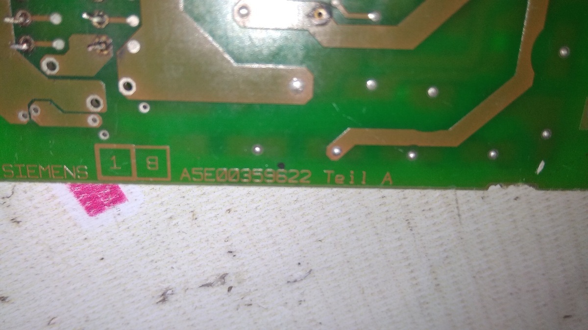 Siemens S120 Power Bord