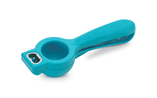 2 IN 1 LEMON SQUEEZER CUM OPENER - Plastic & Aluminum Alloy, 1-3.5mm Thickness, Weighs 50-80g | Versatile Kitchen Tool for Effortless Juicing & Bottle Opening