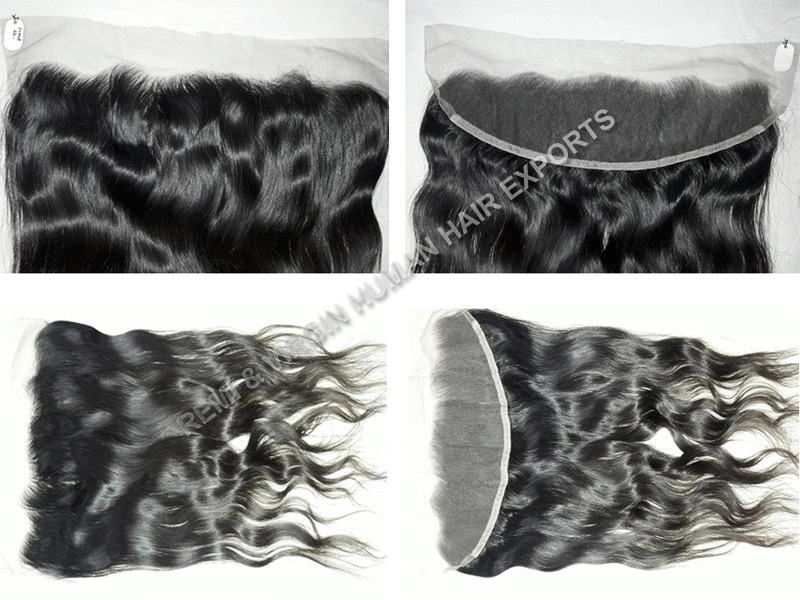 Raw Hair Frontal - 100% Virgin Remy Human Hair, 10-30 Inch Lengths | Natural Wavy Texture, Double Weft For Zero Shedding, Easily Dyeable And Restylable
