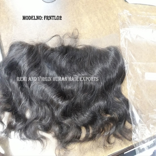 Raw Hair Frontal - 100% Virgin Remy Human Hair, 10-30 Inch Lengths | Natural Wavy Texture, Double Weft For Zero Shedding, Easily Dyeable And Restylable