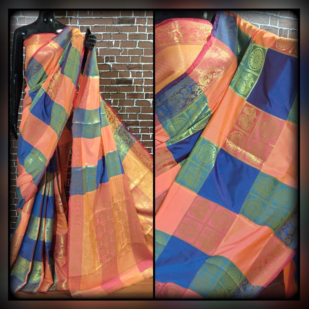 Multi Banarasi Saree