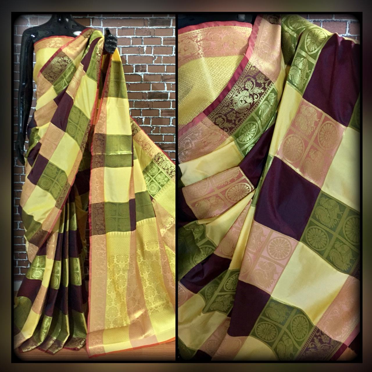 Multi Banarasi Saree