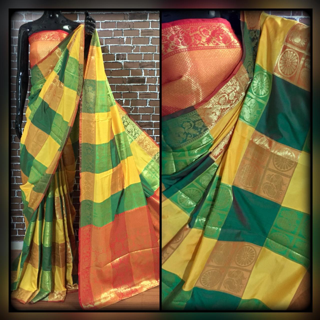 Multi Banarasi Saree