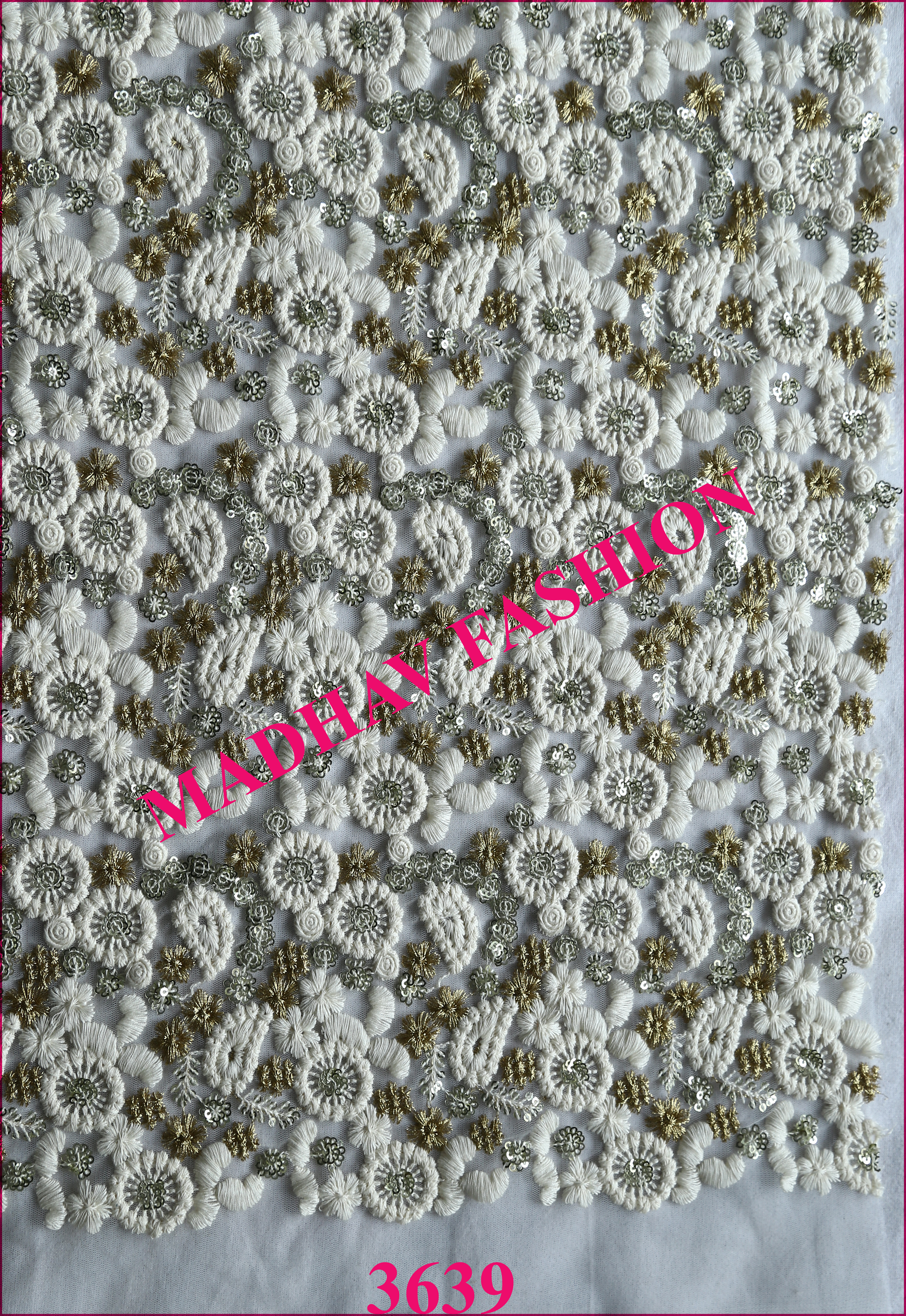 Multi Thread Embroidery Work
