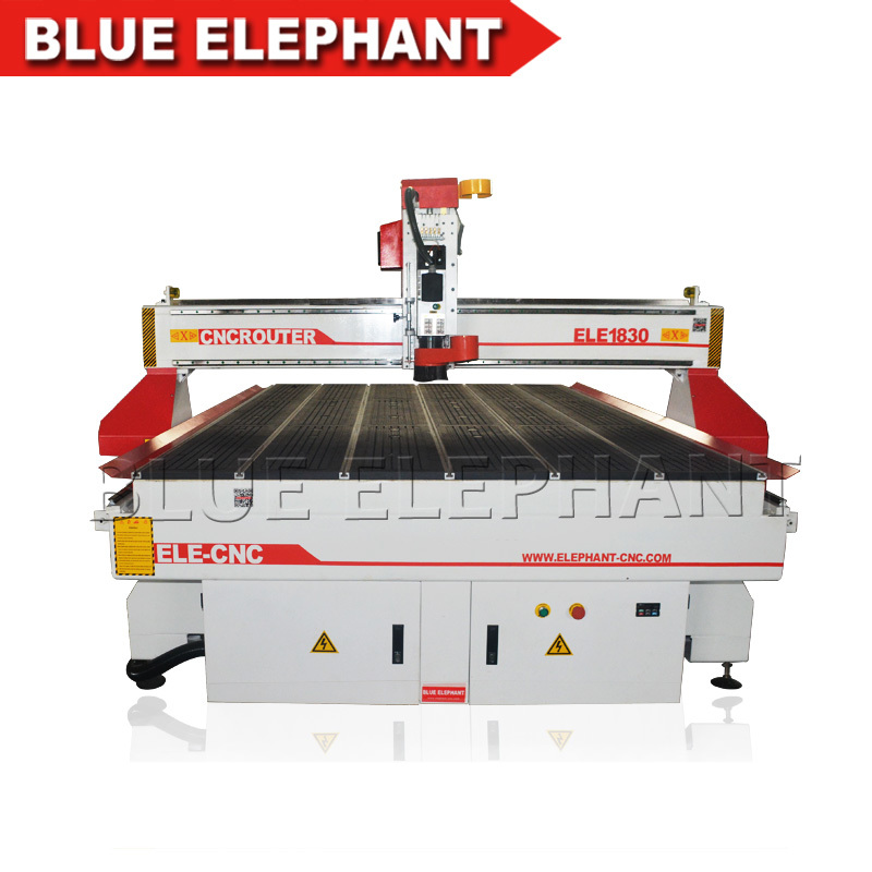 1830 Large Wood Cnc Router With Vacuum T-slot Table Siemens Control System Spindle Speed: 0-24000rpm Rpm