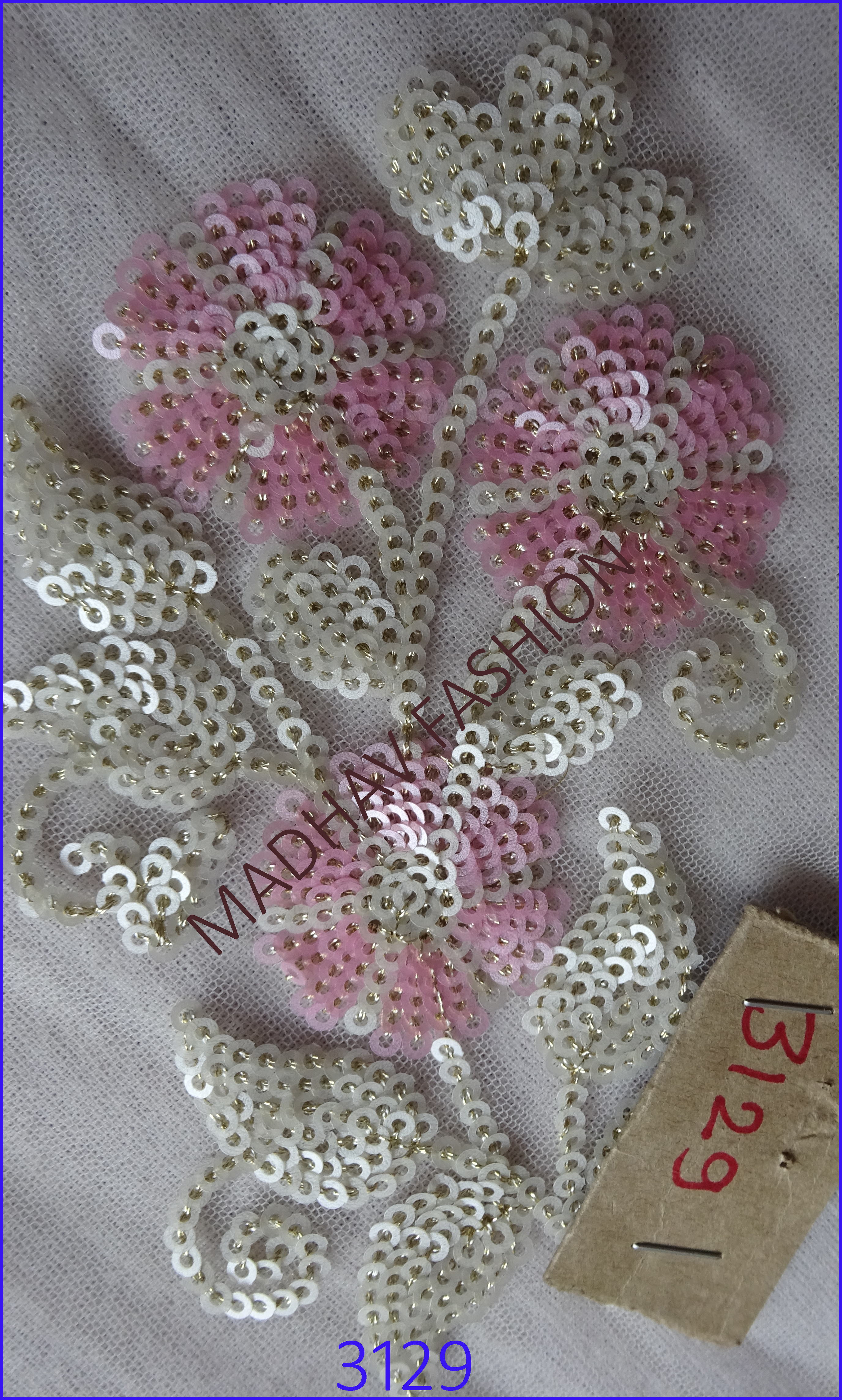 New Flower Sequence Embroidery Work - Various Fabrics Like Viscose & Polyester | Light In Weight, Quick Dry, Embroidered Pattern, Plain Style