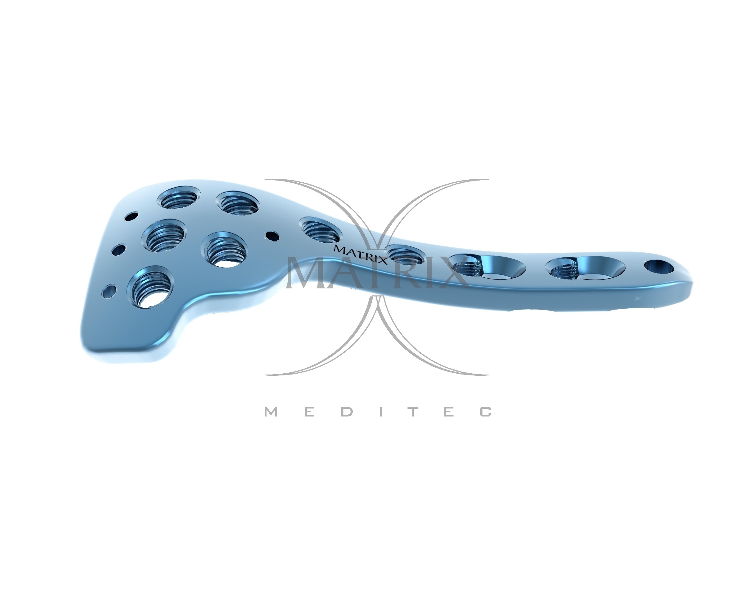Blue Lcp Pa Proximal Lateral Tibia 3.5mm