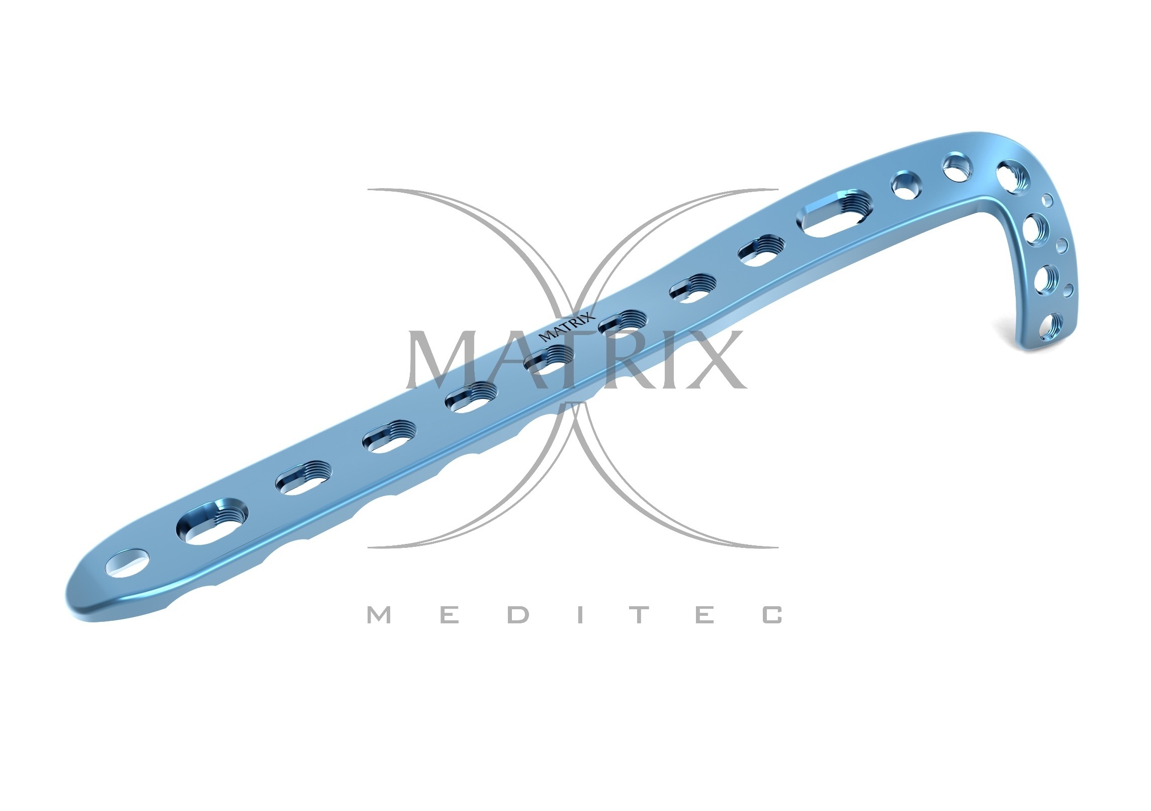 Blue Lcp Anterolateral Distal Tibia 3.5mm