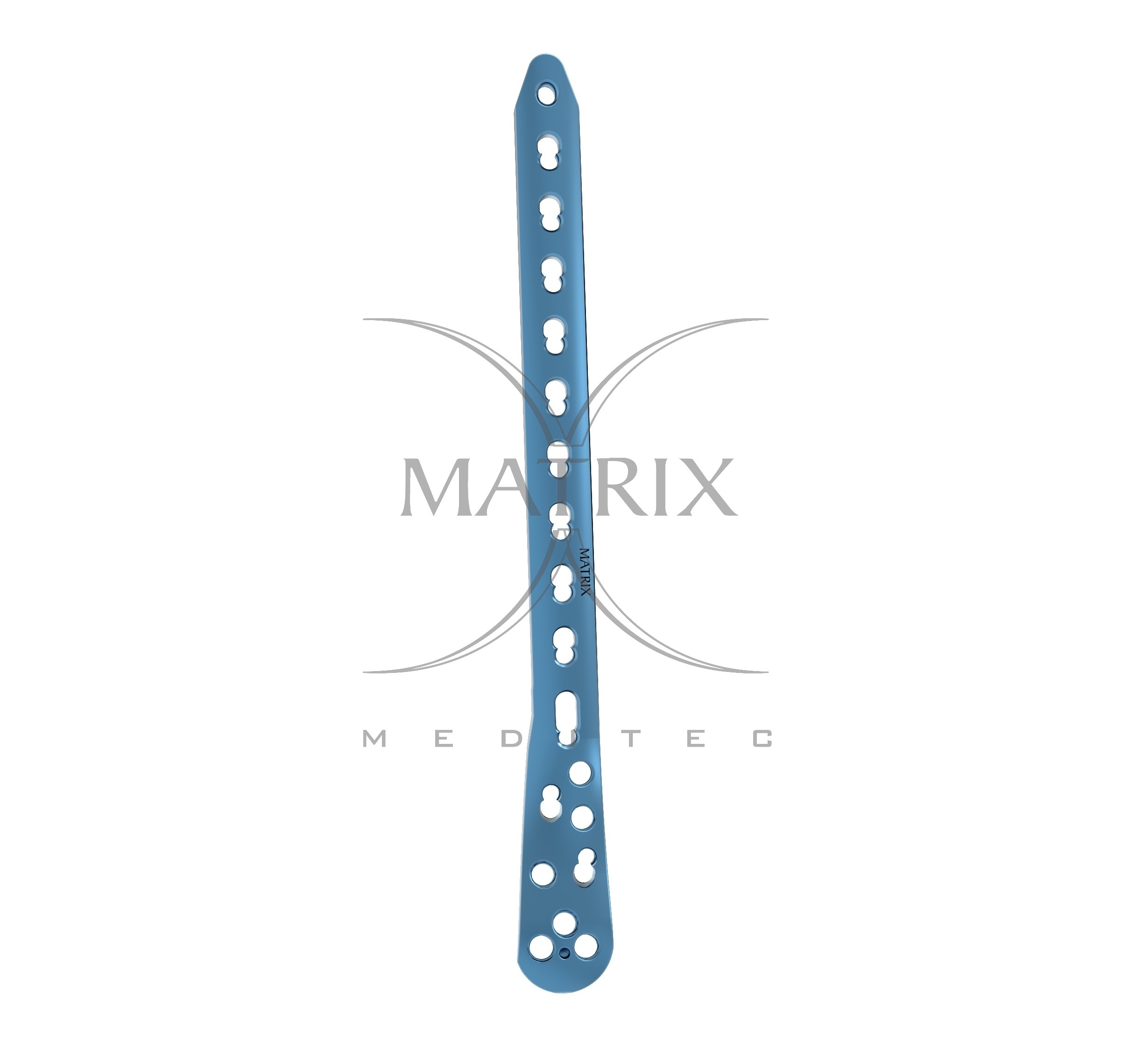 Blue Lcp Medial Distal Tibia 3.5mm Without Tab