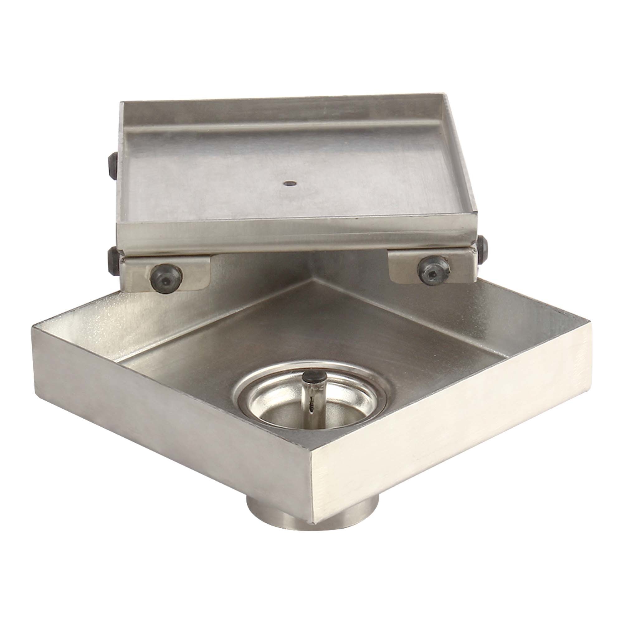 Square Straight Coler Tile Drain - Metals Type: Stainless Steel
