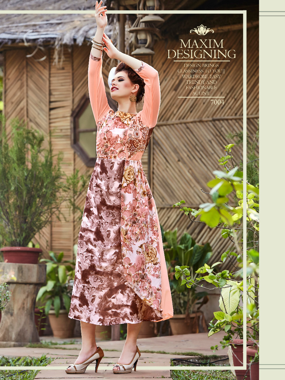 Mix Printed Georgette Kurtis