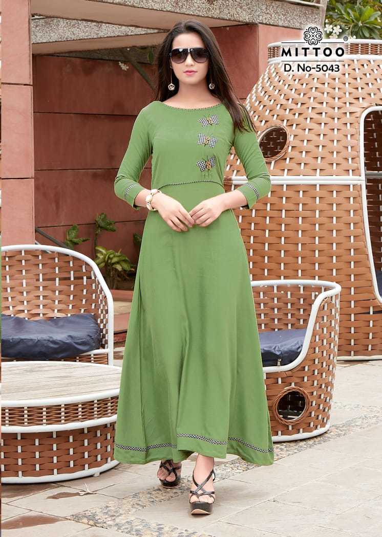6 Colors Rayon Kurtis