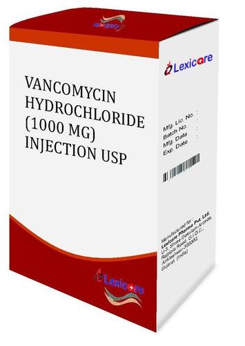 वैनकोमाइसिन हाइड्रोक्लोराइड 1000mg इंजेक्शन