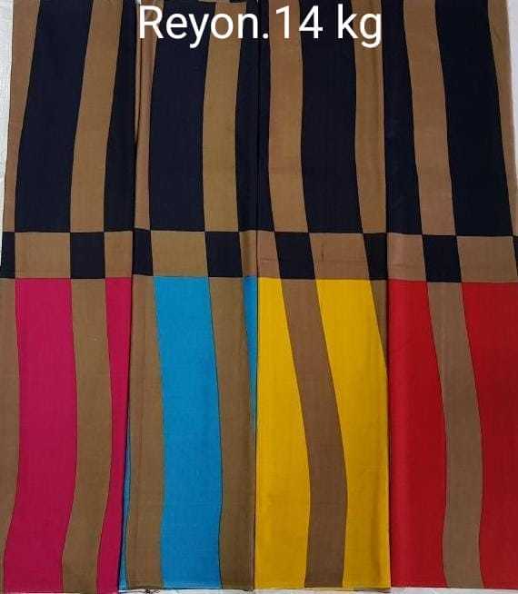 14 Kg Printed Rayon Fabric