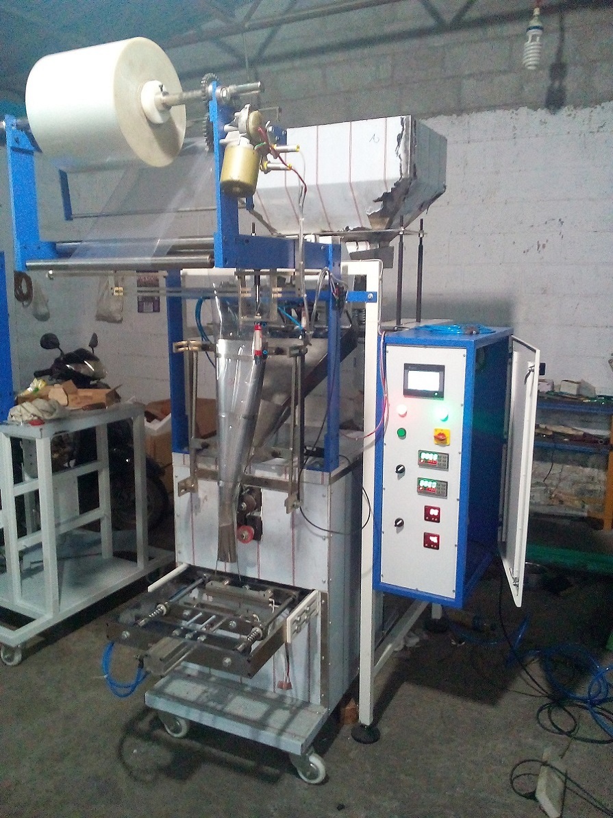 Grains Packing Machine - Stainless Steel, 4x4.5x7 Feet | Automatic, Plc Control, 10-1000 Gram Capacity, 40 Pouches/minute