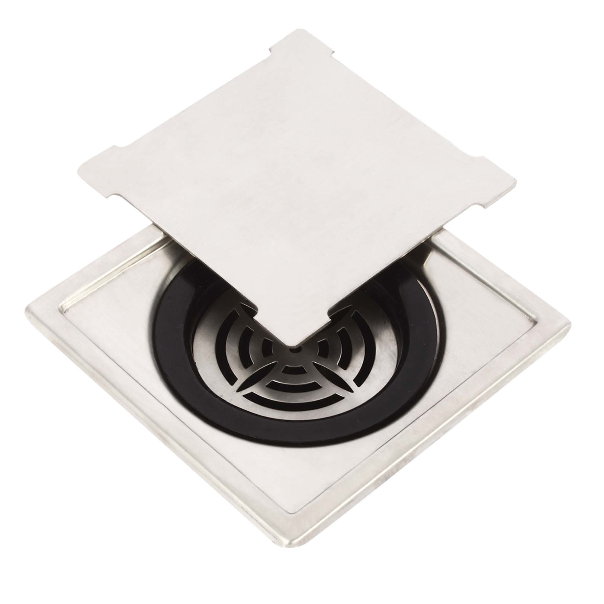 Bath Floor Grating With Trap - Metals Type: Stainless Steel