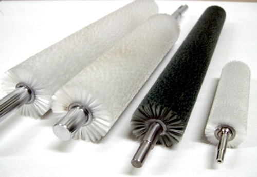 Roller Brush - Cylindrical Shape, Matte Black Color | Efficient Cleaning Tool