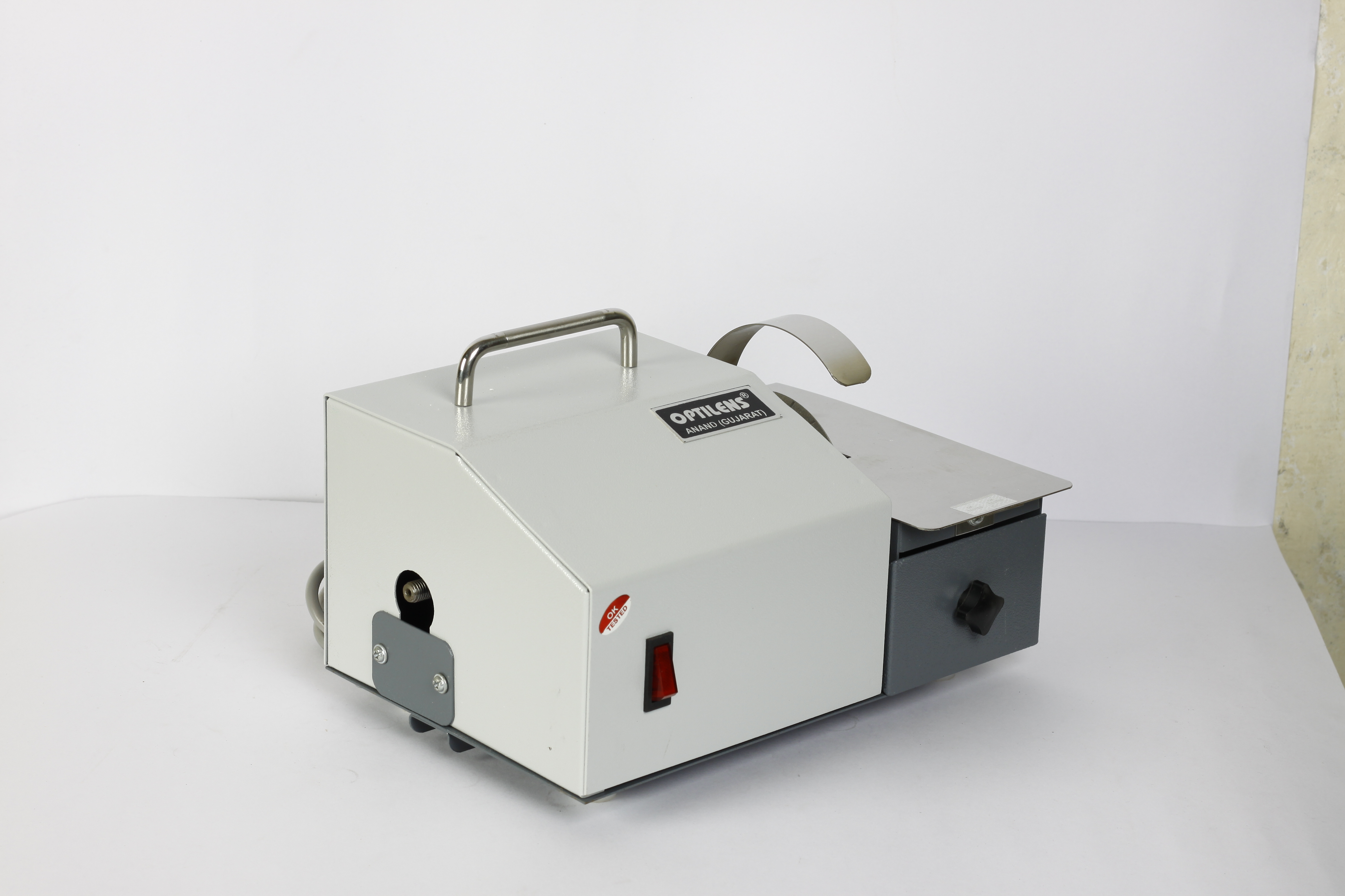 Cr Cutter - Metal & Plastic, 15x10x5 In, White | Sturdy Design, Adjustable Water Supply, Safety Glass Cutter Cover Guard, Ideal For Various Uses