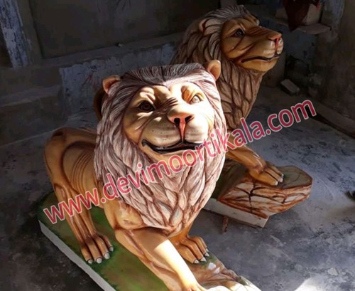 Lion Statue Height: 2 Foot (Ft)