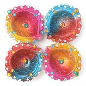 डिजाइनर क्ले दीया