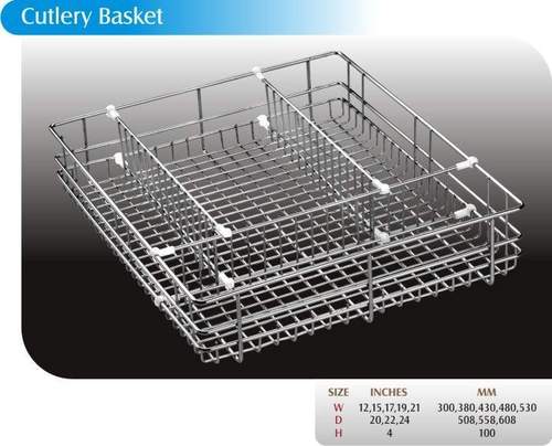 Stainless Steel Cutlery Basket