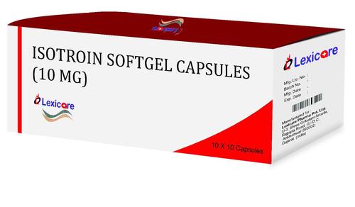 आइसोट्रोइन सॉफ्टजेल कैप्सूल 10mg