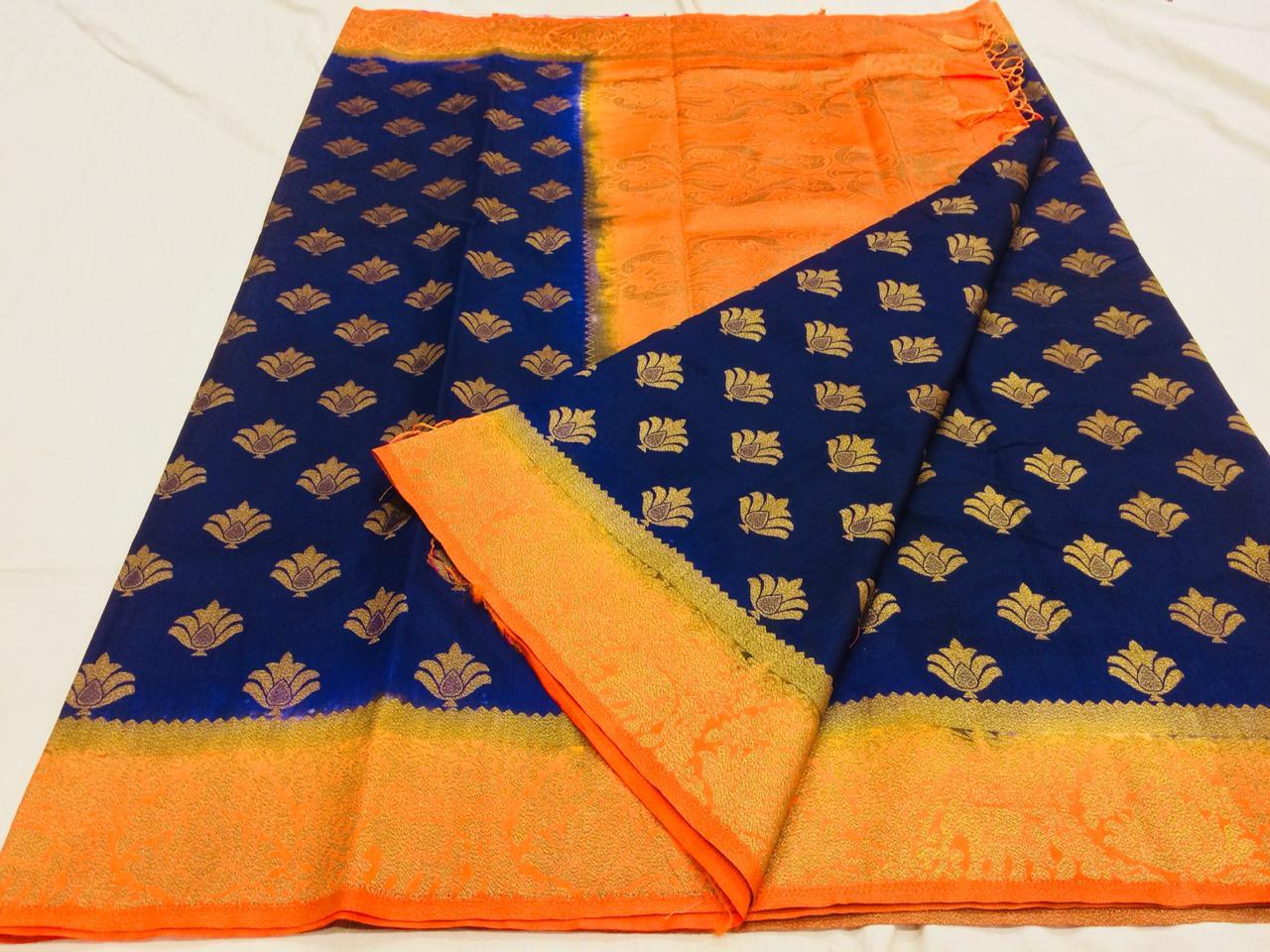 Organza - Art Silk Fabric Mix Color | Printed Pattern Design Perfect For Elegant Drapery And Fashion Apparel